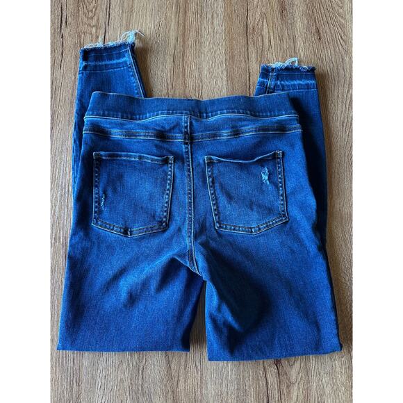 SPANX High Waisted Medium Wash Skinny Jeans Size Small - Picture 6 of 6